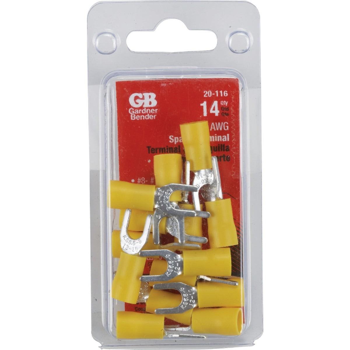 GARDNER BENDER Gardner Bender 20-116 Spade Terminal 12-10 Awg 14-pack