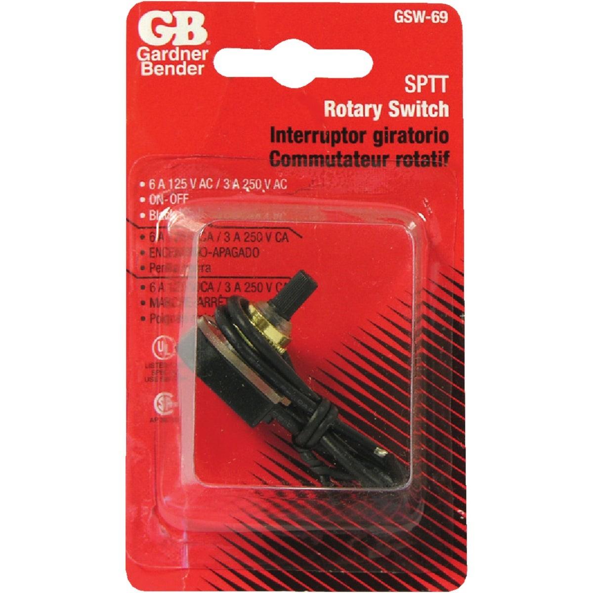 GARDNER BENDER Gardner Bender GSW-69 Single Pole Rotary Switch