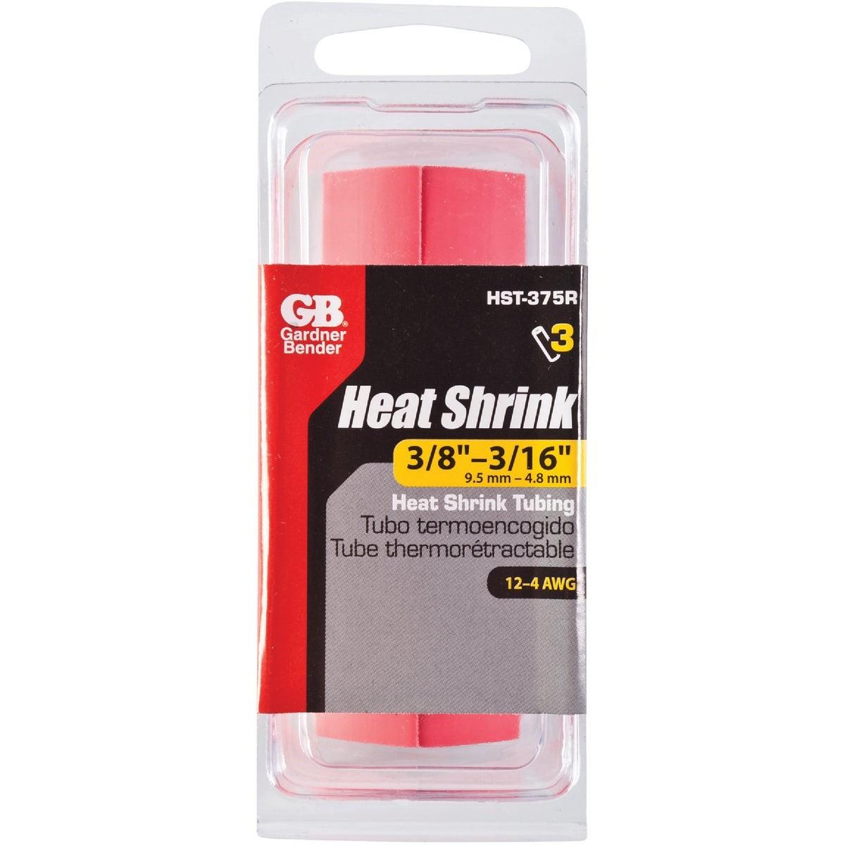 GARDNER BENDER Gardner Bender HST-375R Heat Shrink Tubing 3/8x4 In.