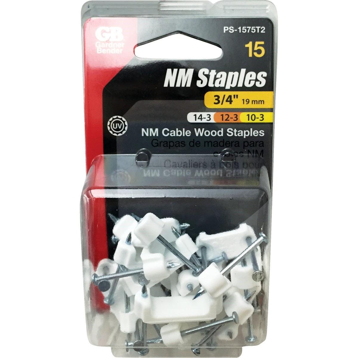 GARDNER BENDER Gardner Bender PS-1575T2 Coaxial Cable Staple 15 Count
