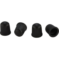 TRU-FLATE Tru-flate 38-505 Tire Valve Cap Black Plastic 4-pack