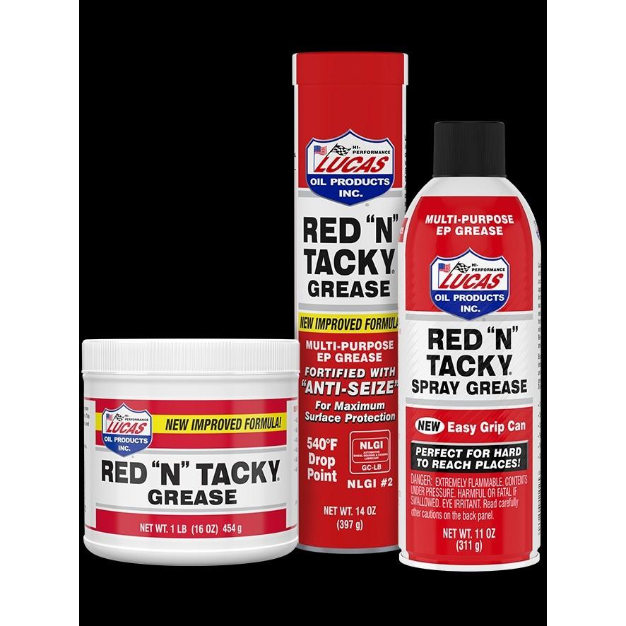 LUCAS OIL Lucas Oil LUCA10005 Red N Tacky Lithium Complex Grease