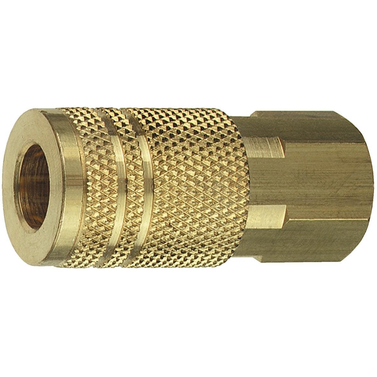 TRU-FLATE Tru-flate 13-235 Push-to-connect Air Coupler 1/4 in Fnpt