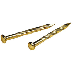 HILLMAN Hillman 122537 Brass Plated Trim Nails 1-1/4 in 13 Gauge 29 Ct