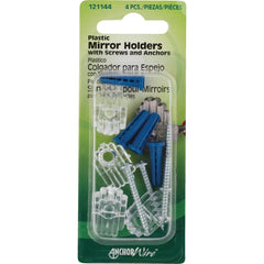 HILLMAN Hillman 121144 Plastic Mirror Holder Anchor Set