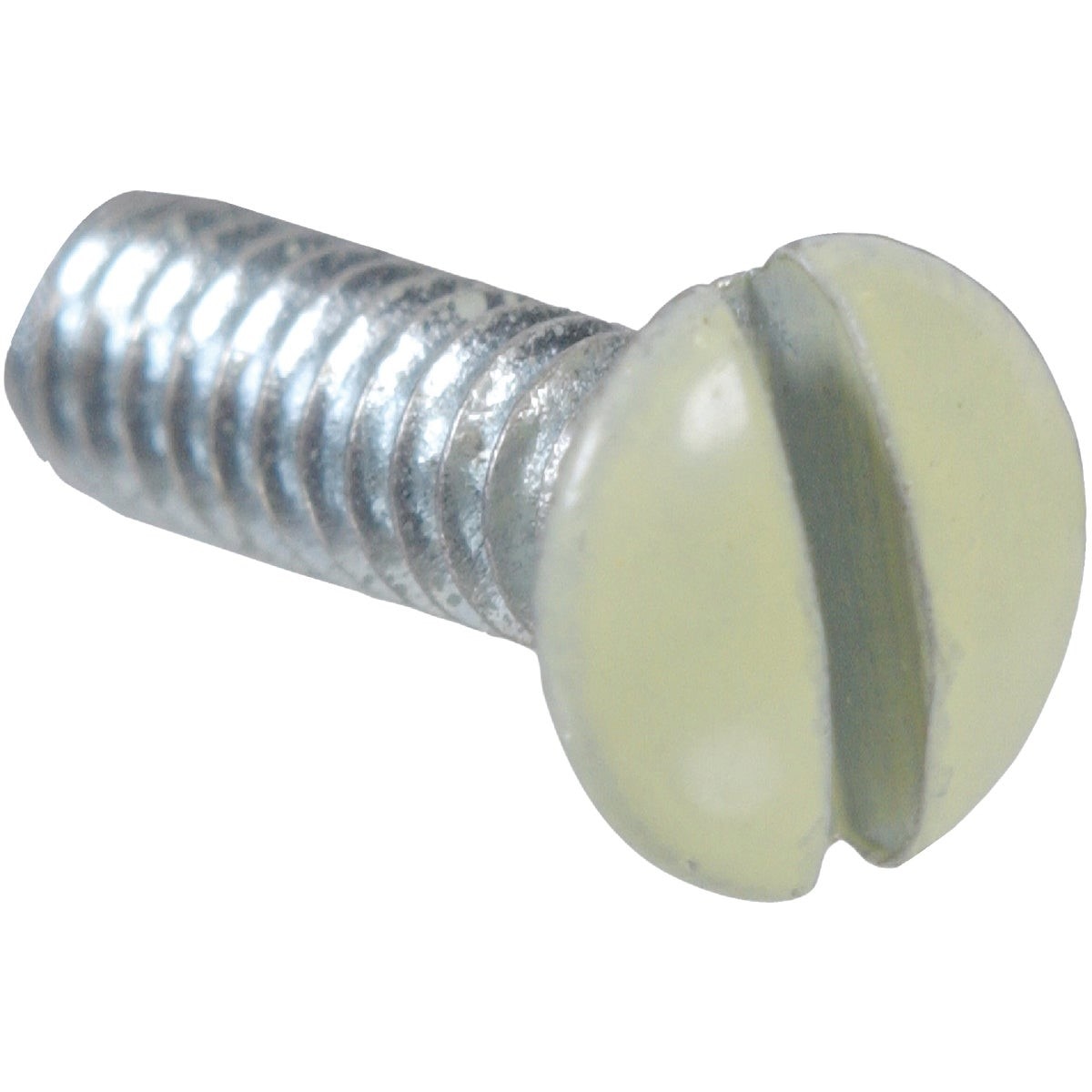 HILLMAN Hillman 9025 Steel Switch Wall Plate Screw Ivory 4-pack