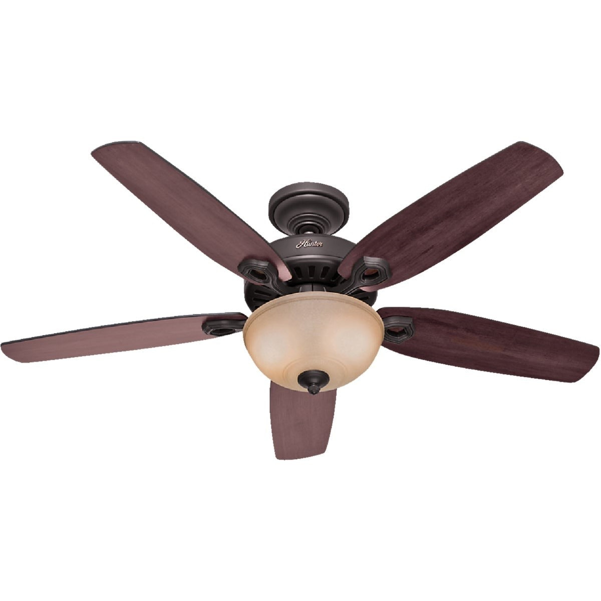 HUNTER FAN Hunter Fan 53091 52 in Ceiling Fan New Bronze with Light Kit