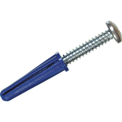 HILLMAN Hillman 5061 Blue Conical Plastic Anchor 3/4 Inch 6 Pack