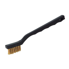 HYDE Hyde 46605 Brass Bristle Mini Brush 7.75 Inches