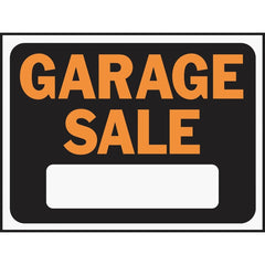 HY-KO Hy-ko 3023 Garage Sale Plastic Sign 9x12 Inches