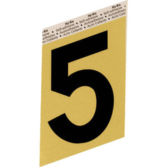 HY-KO Hy-ko GG-25/5 Aluminum Adhesive Number 5 Sign 3.5 in