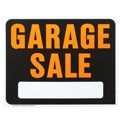 HY-KO Hy-ko SP-110 Garage Sale Sign 15x19 in Heavy Gauge Plastic