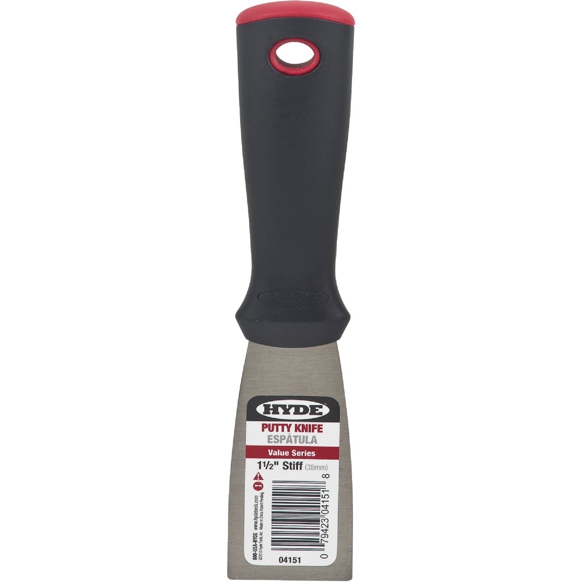 HYDE Hyde 04151 Stiff Putty Knife 1.5 Inch Carbon Steel