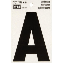 HY-KO Hy-ko RV-50A Reflective Vinyl Letter a 3 Inch 10 Pack