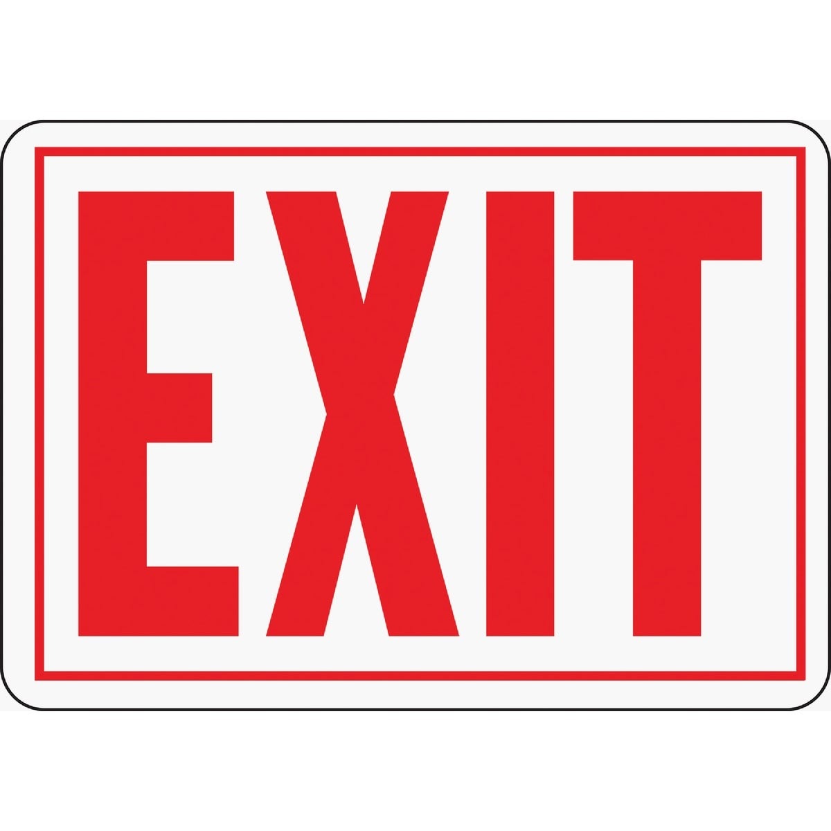 HY-KO Hy-ko SS-2W Aluminum Exit Sign