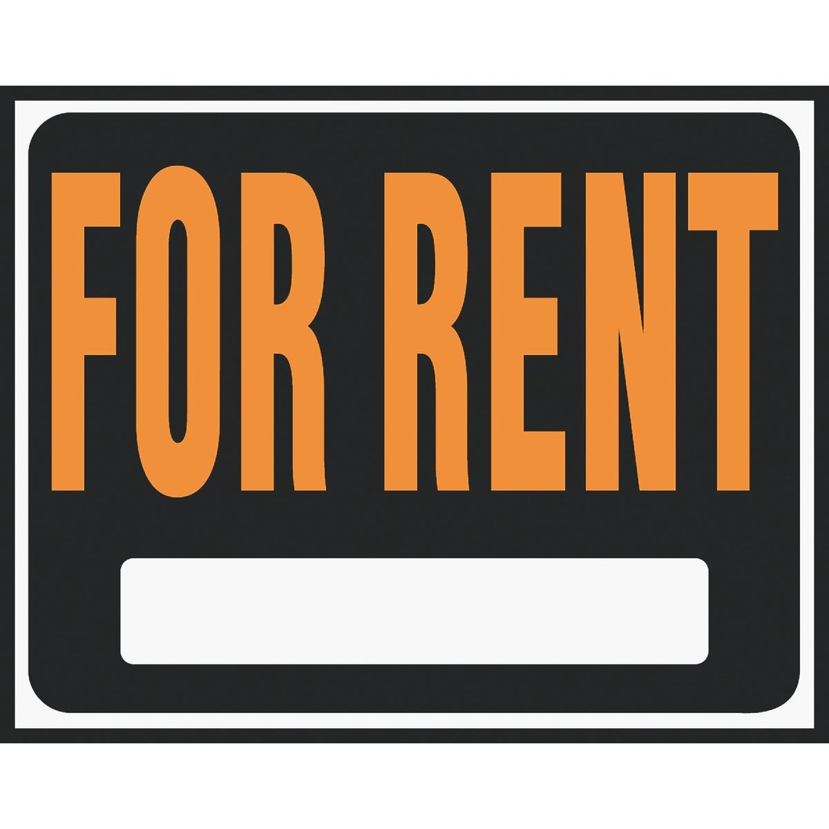 HY-KO Hy-ko SP-102 for Rent Plastic Sign 15x19 Inches