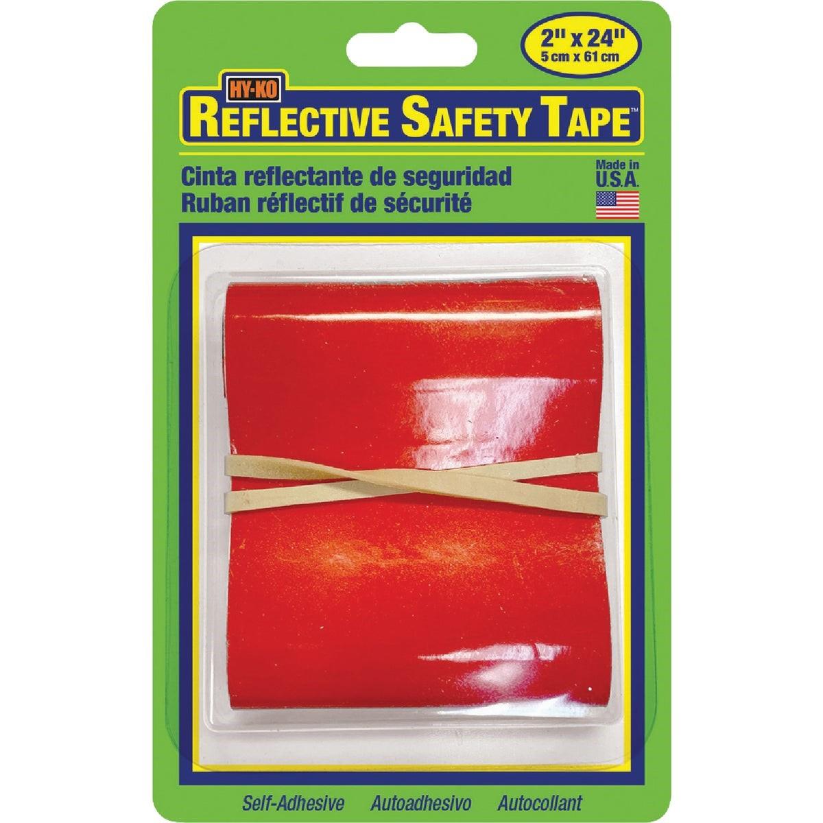 HY-KO Hy-ko TAPE-4 Red Reflective Safety Tape 2x24 in