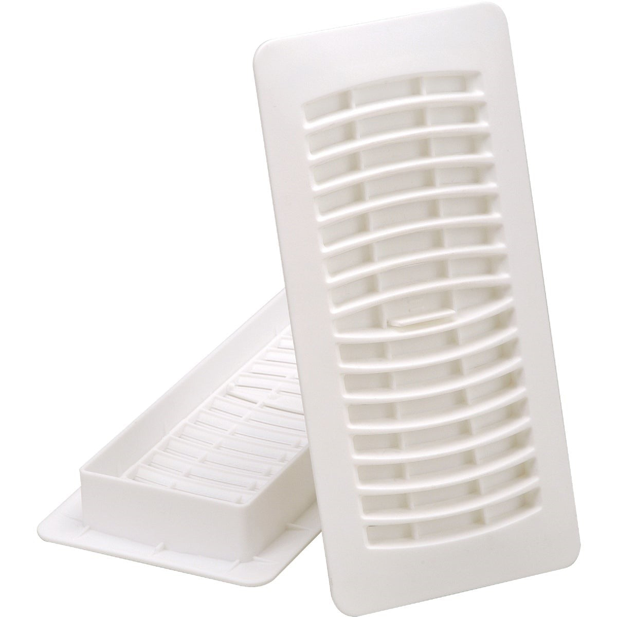 IMPERIAL Imperial RG1292 Louvered Floor Register 4x10 in White