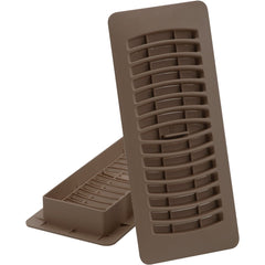 IMPERIAL Imperial RG1460 Louvered Floor Register 4x12 Brown Plastic