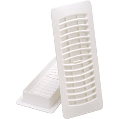 IMPERIAL Imperial RG1458 Louvered Floor Register 4x12 White