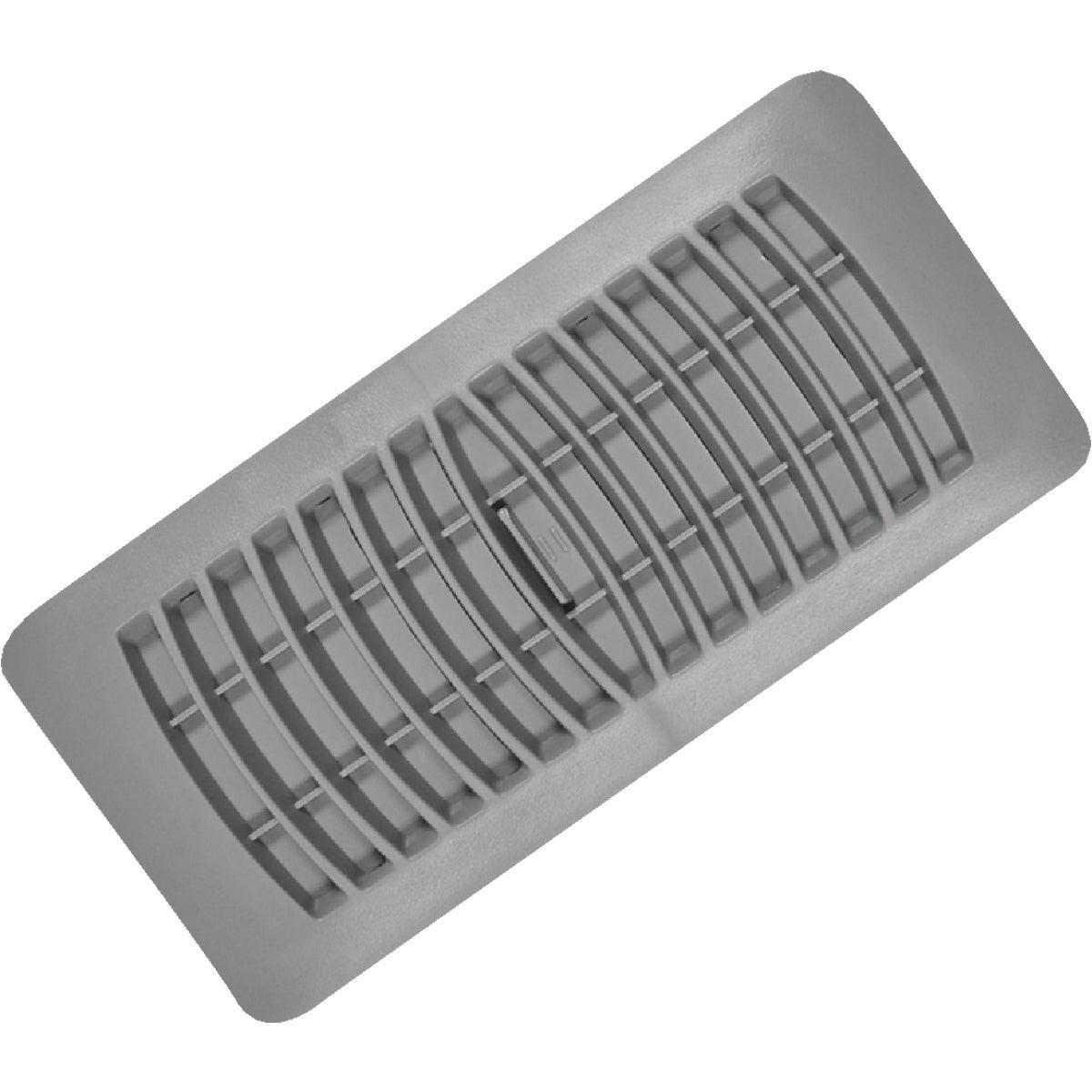 IMPERIAL Imperial RG1429 Louvered Floor Register 4x10 Gray