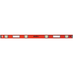 JOHNSON LEVEL & TOOL Johnson Level Tool 1234-4800 48 in Aluminum I-beam Level