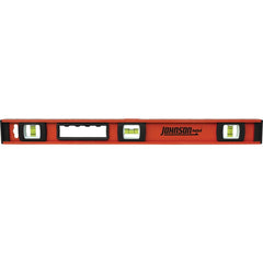 JOHNSON LEVEL & TOOL Johnson Level Tool 1233-2400 Aluminum I-beam Level 24 in