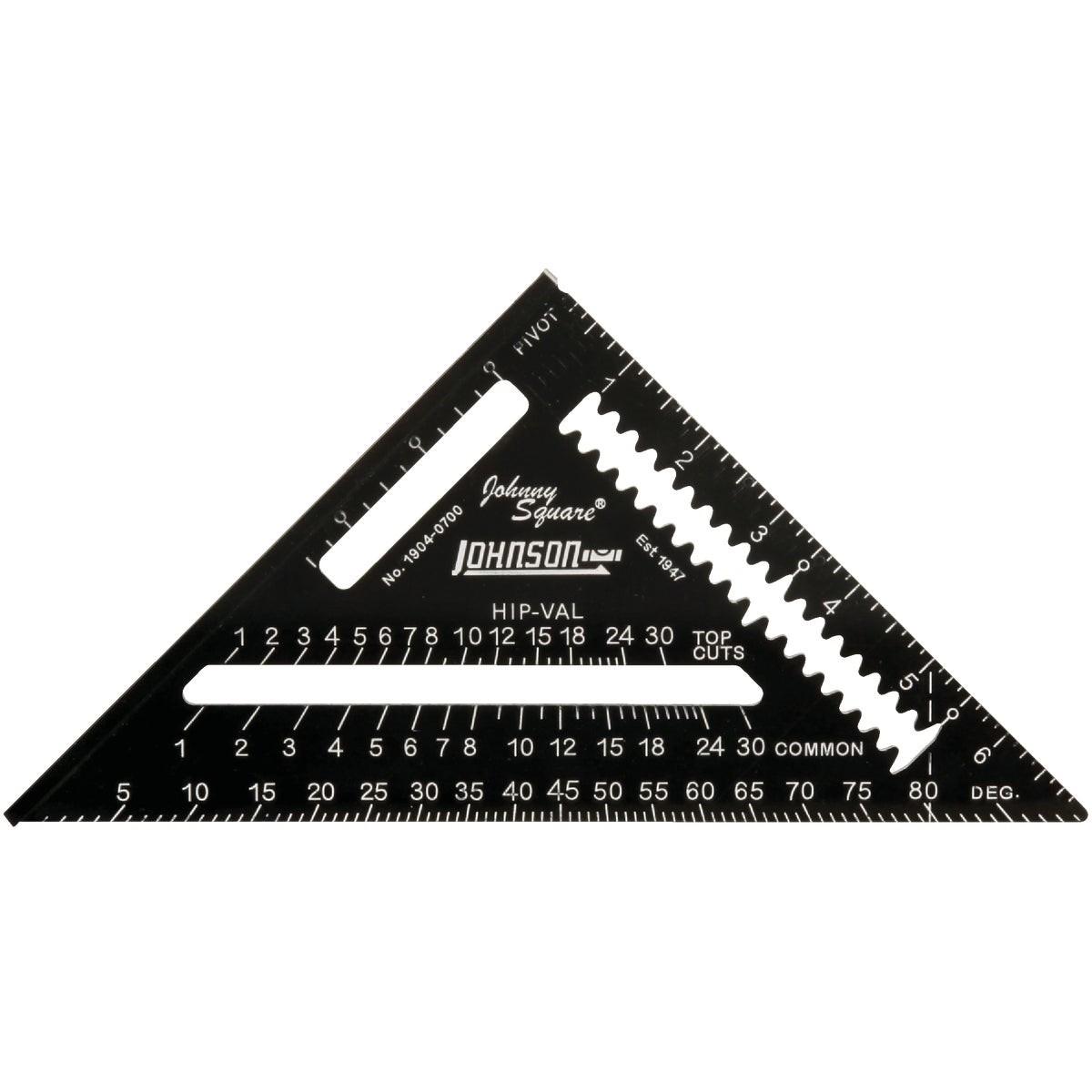 JOHNSON LEVEL & TOOL Johnson Level Tool 1904-0700 Aluminum Rafter Square 7 Inch