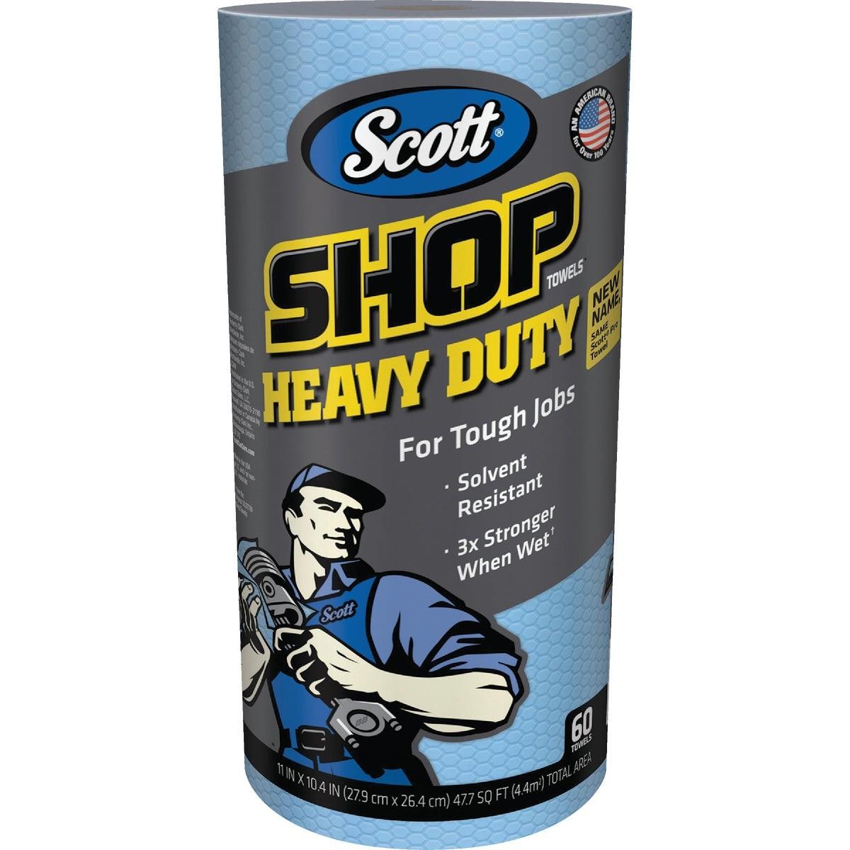 KIMBERLY-CLARK Kimberly-clark 32992 Scott Pro Shop Towel Roll 60-count