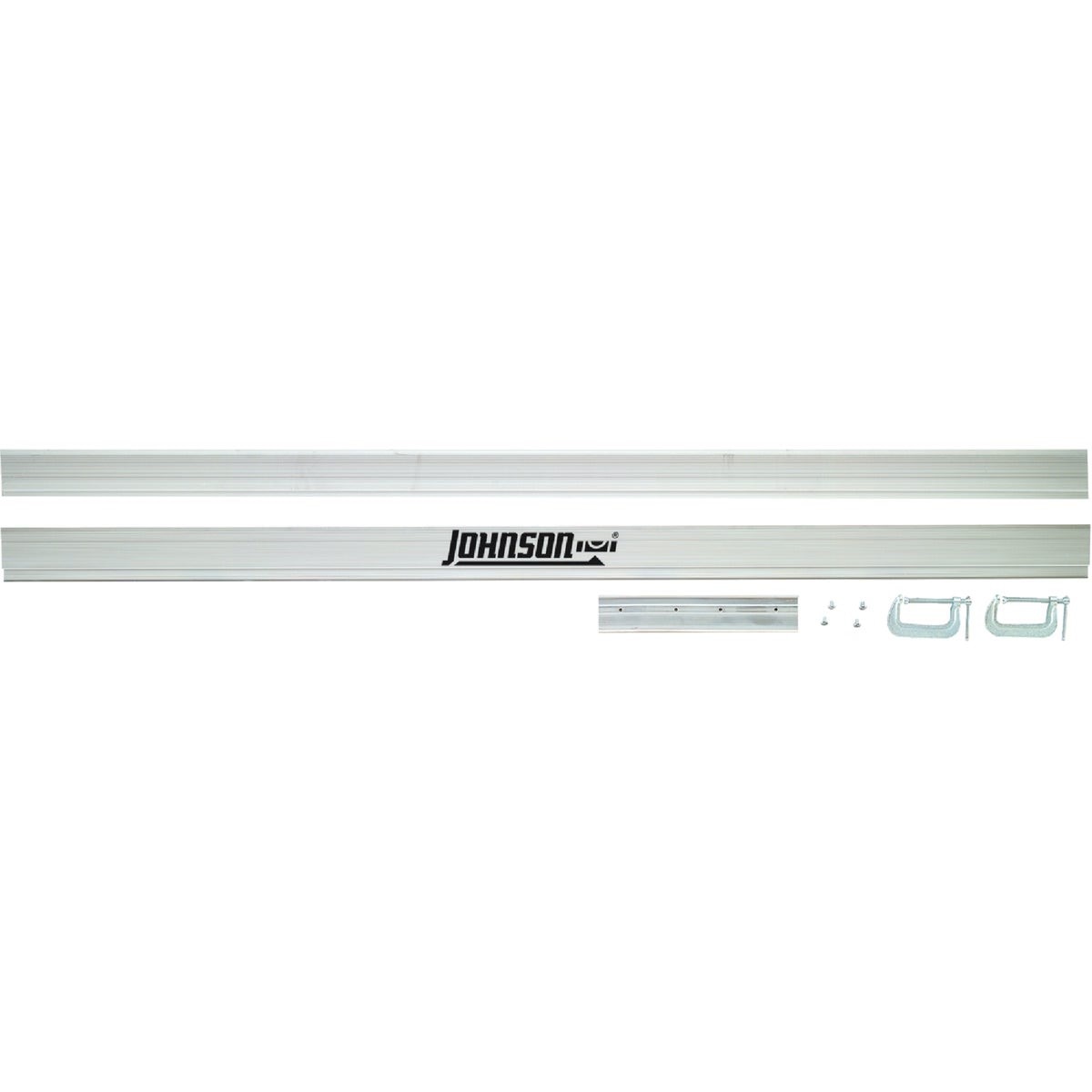 JOHNSON LEVEL & TOOL Johnson Level Tool J4900 98 in Saw Guide Aluminum Rails