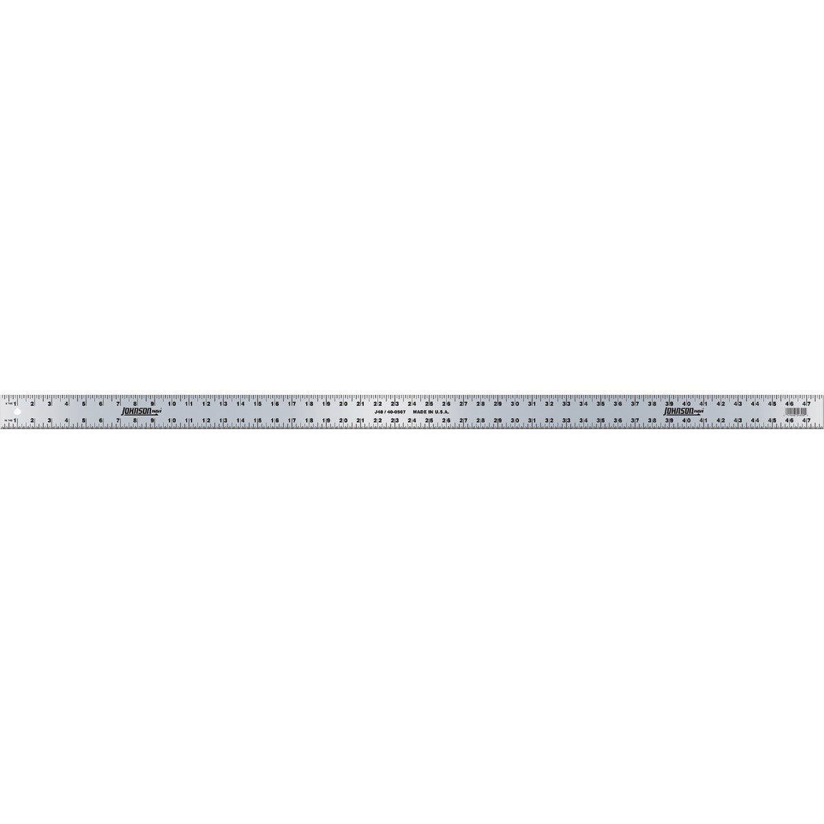 JOHNSON LEVEL & TOOL Johnson Level Tool J48 48 in Aluminum Straight Edge Ruler