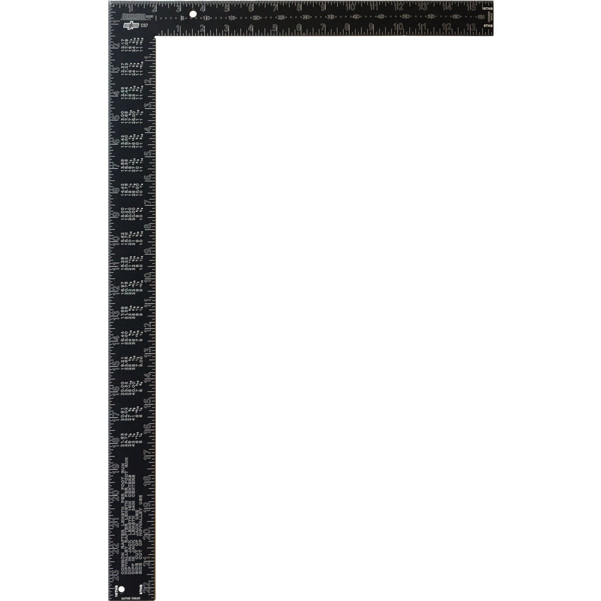 JOHNSON LEVEL & TOOL Johnson Level Tool CS7 Carpenter Square 16 X 24 in Aluminum