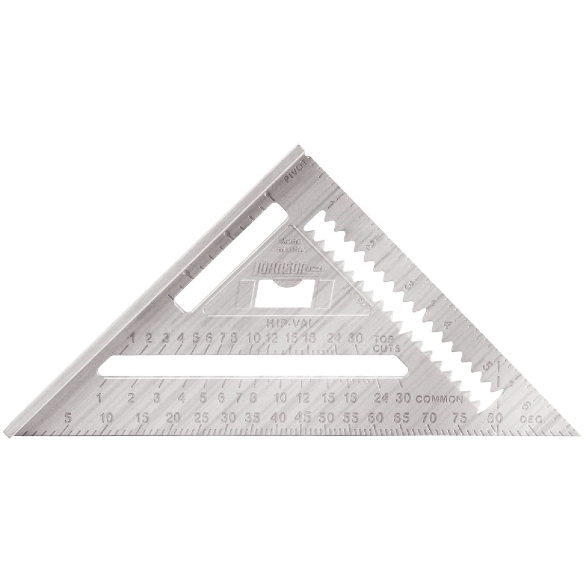 JOHNSON LEVEL & TOOL Johnson Level Tool RAS-1B 7 Inch Aluminum Rafter Square