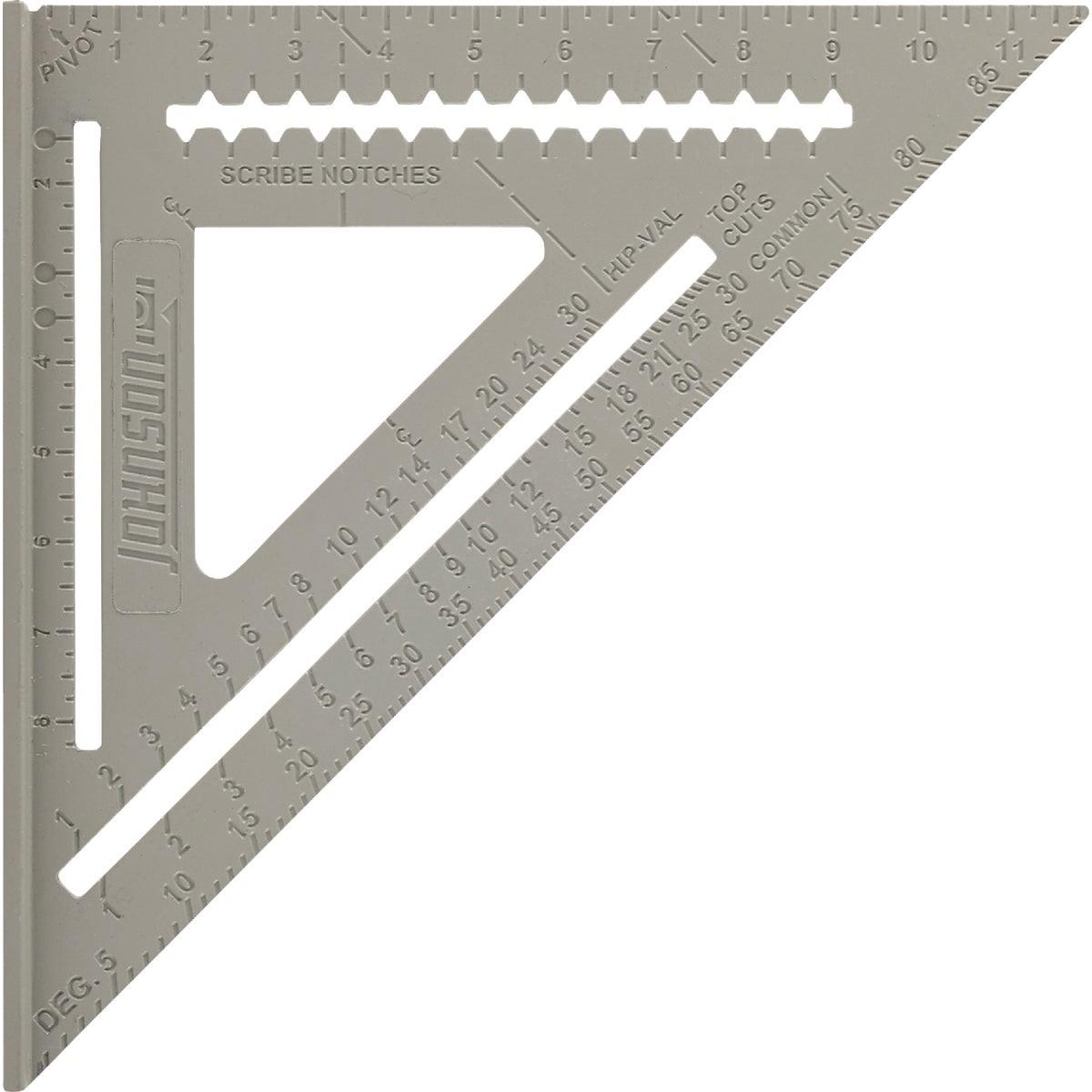 JOHNSON LEVEL & TOOL Johnson Level Tool RAS-120 Aluminum Rafter Square 12 in