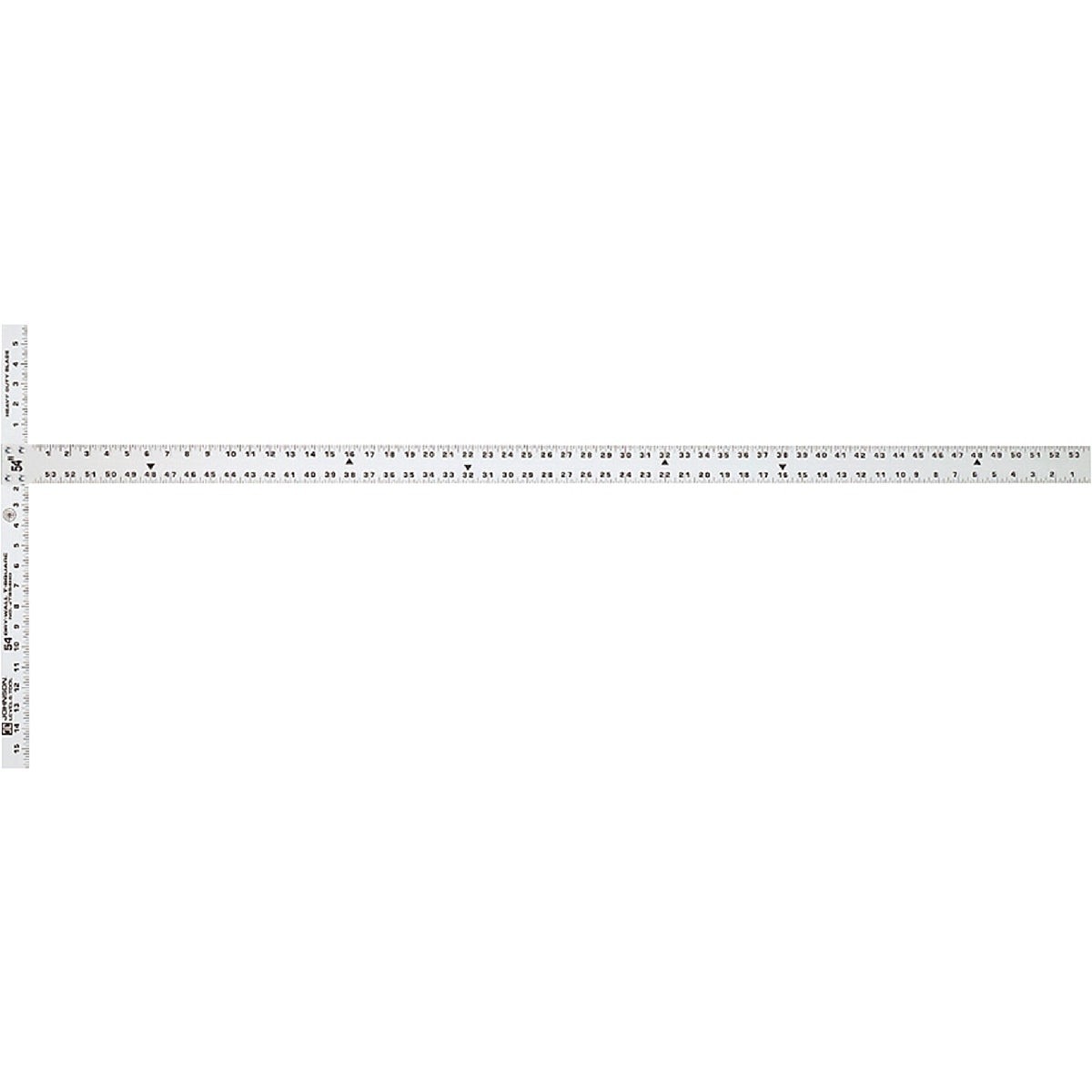 JOHNSON LEVEL & TOOL Johnson Level Tool JTS54HD Aluminum Drywall Square 54 in