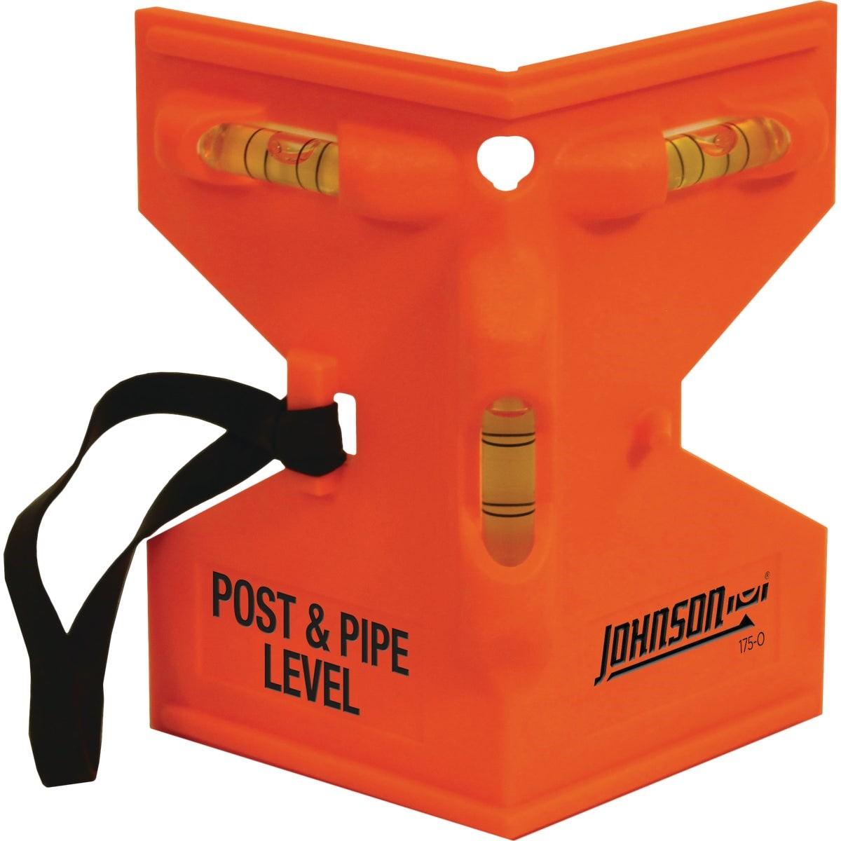 JOHNSON LEVEL & TOOL Johnson Level Tool 175-O Glo-orange Post Level