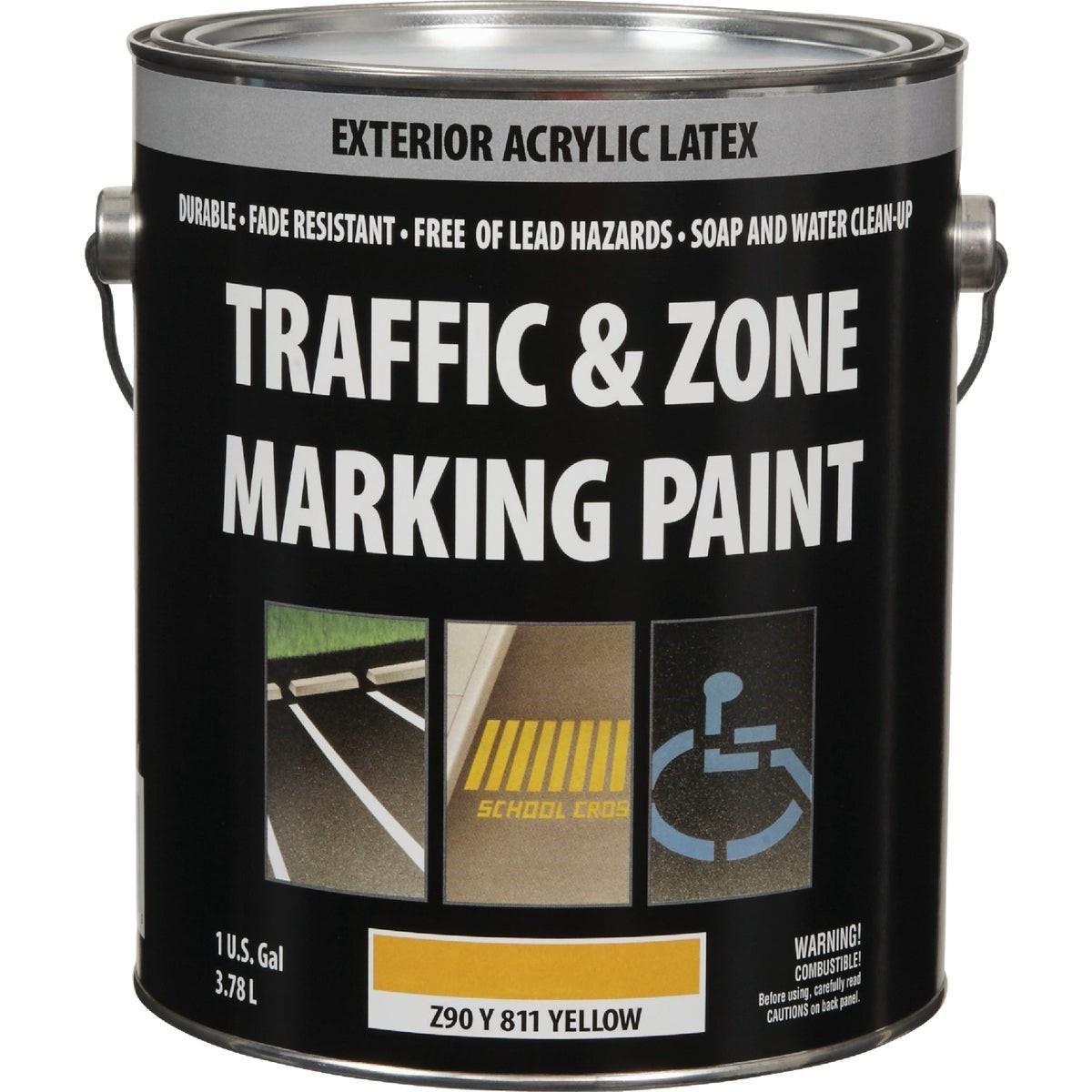 KRYLON Honeywell Z90Y00811-16 Yellow Latex Traffic Paint 1 Gallon