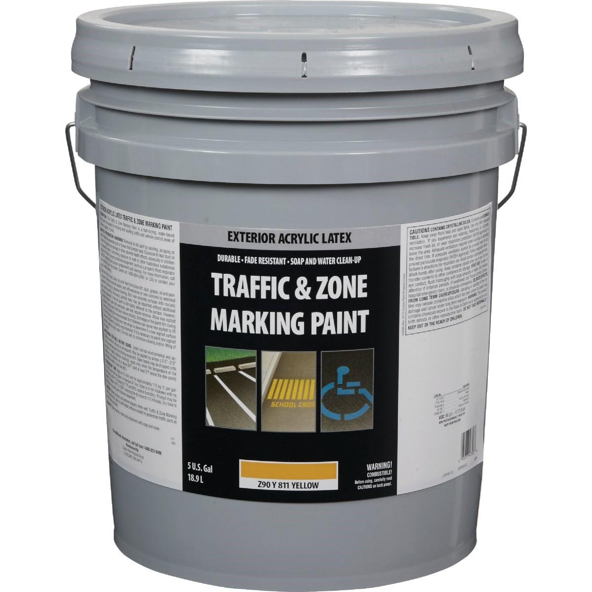 KRYLON Honeywell Z90Y00811-20 Traffic Yellow Latex Paint 5 Gal