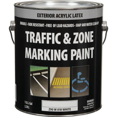 SHERWIN-WILLIAMS Honeywell Z90W00810-16 White Latex Traffic Paint 1 Gallon