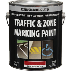 KRYLON Honeywell Z90R00813-16 Red Latex Traffic Paint 1 Gallon