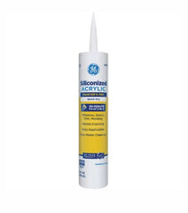 GENERAL ELECTRIC Ge 2874545 Siliconized Acrylic Latex Caulk 10.1 Oz White