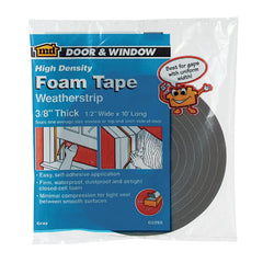 M-D BUILDING PRODUCTS M-d Building Products 02295 Foam Weatherstrip Tape Gray