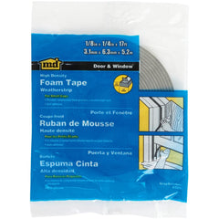 M-D BUILDING PRODUCTS M-d Building Products 02238 Foam Weatherstrip Tape Gray