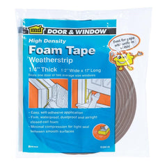 M-D BUILDING PRODUCTS M-d Building Products 02816 Foam Weatherstrip Tape Brown