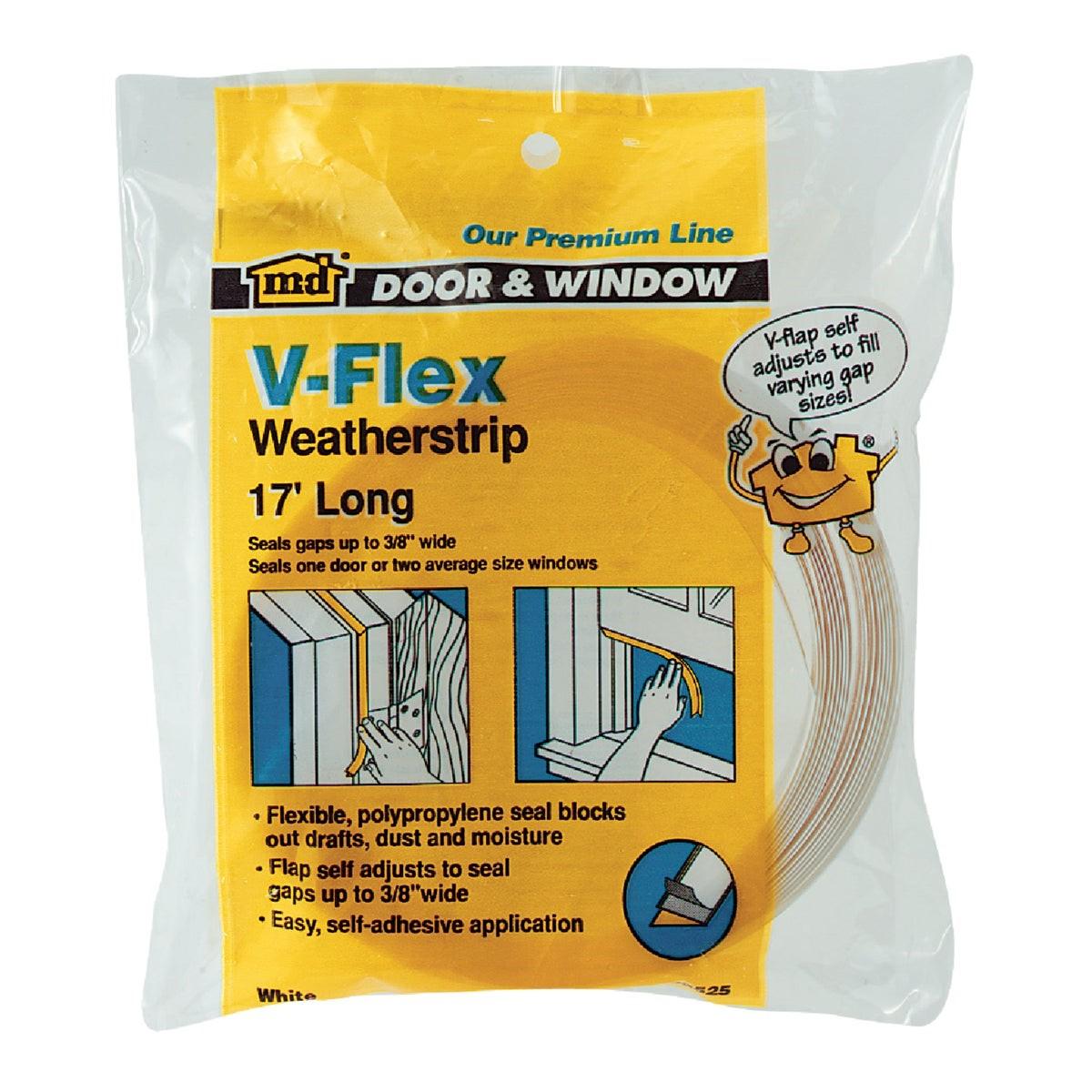 M-D BUILDING PRODUCTS M-d Building Products 03525 V-flex Weatherstrip 7/8 in 17 Ft