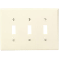 LEVITON Leviton 001-80511-00I 3-gang Toggle Switch Wall Plate