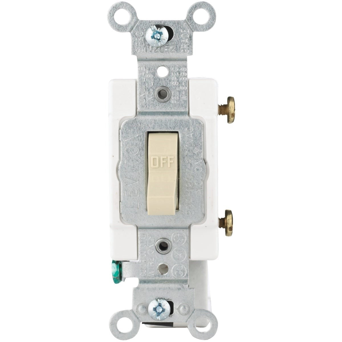 LEVITON Leviton S01-CS115-2IS 15A Single Pole Toggle Switch Ivory