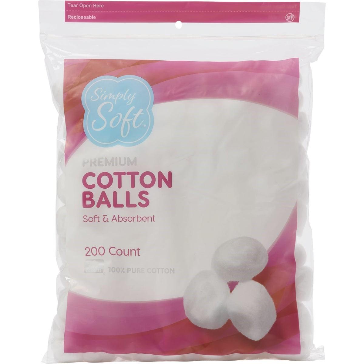 SIMPLY SOFT Honeywell RSS10003 Cotton Balls 200 Count