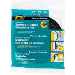 M-D BUILDING PRODUCTS M-d Building Products 06619 Sponge Rubber Weatherstrip 10 Ft