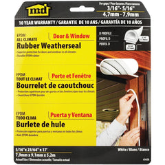 M-D BUILDING PRODUCTS M-d Building Products 63628 Epdm Weatherstrip D Profile